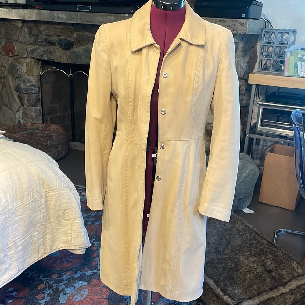 Leather Pollini Coat